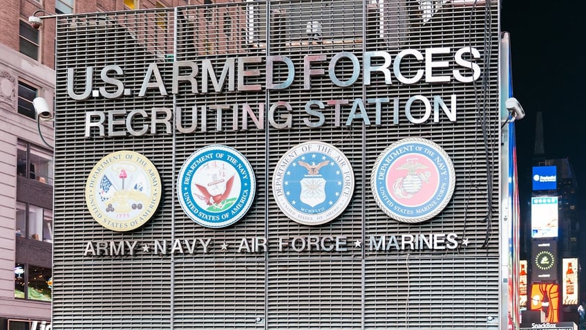 US Armed Services recruiting station