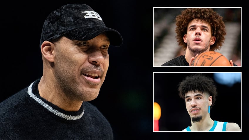 LaVar Ball and his sons