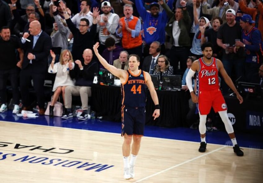 New York's Bojan Bogdanovic will miss the remainder of the NBA playoffs for the Knicks aft