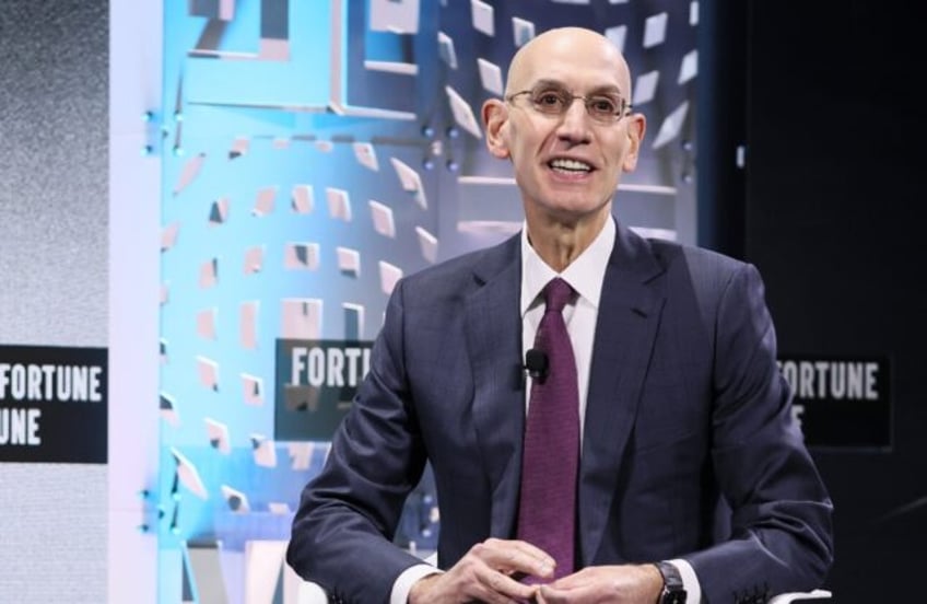 NBA commissioner Adam Silver speaks at the Growing the Game panel in November 2024