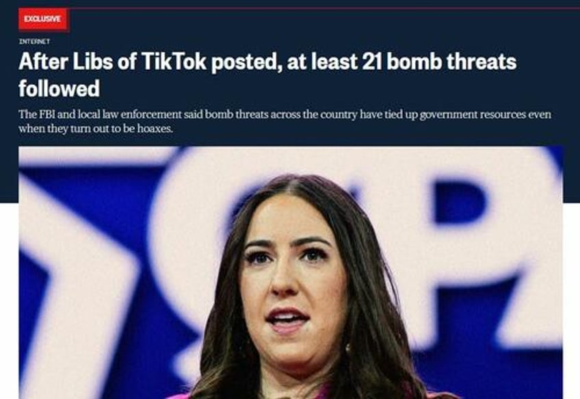 nbc gives libs of tiktok free advertising with pretzel logic hit piece