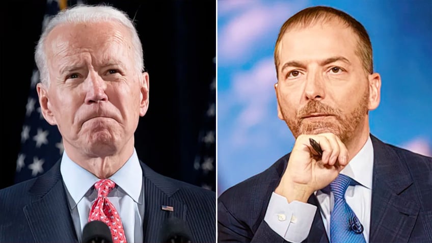 Joe Biden and Chuck Todd