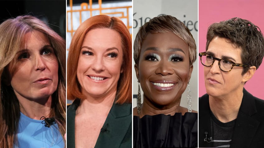 Nicolle Wallace, Jen Psaki, Joy Reid and Rachel Maddow are among the angry MSNBC hosts.