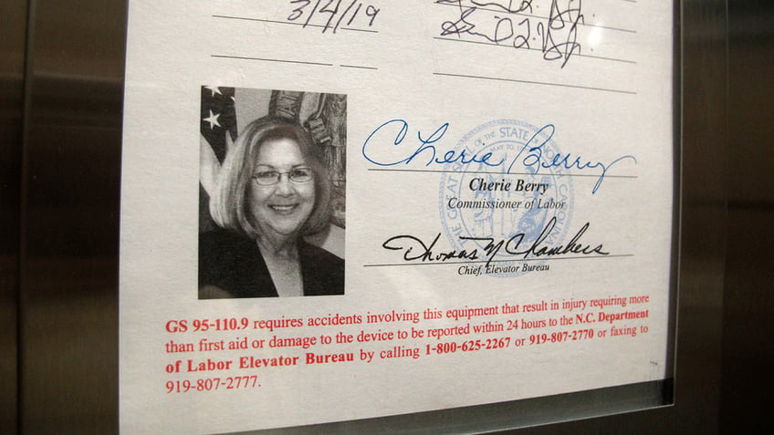 nc labor commissioner ends era of displaying elected officials faces in elevators