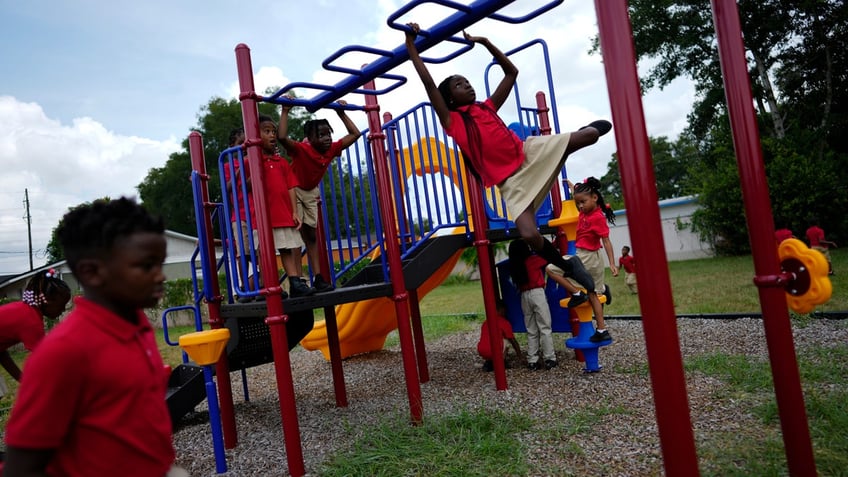Children on Florida playground