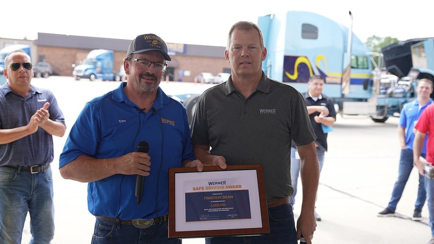 nebraska truck driver hits 5 million miles on the road without a single accident has been a gift