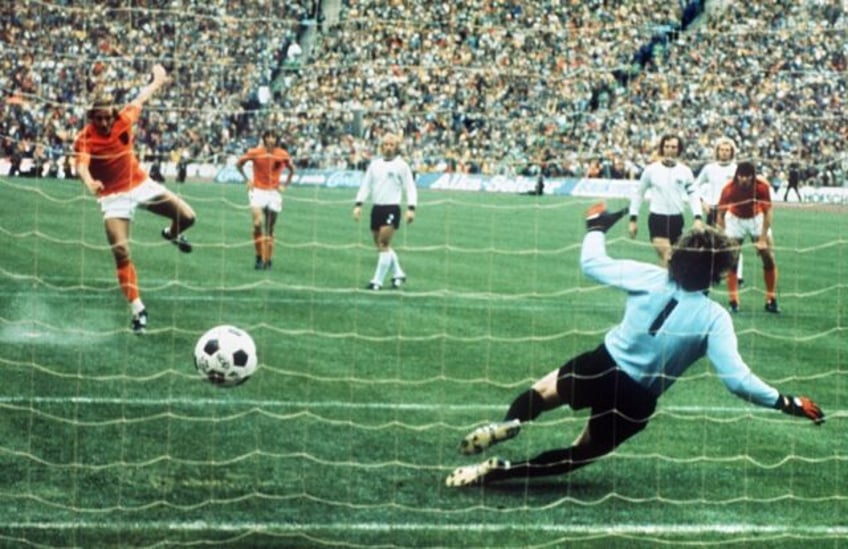 'Hit it as hard as possible': Johan Neeskens blasted his 1974 World Cup final penalty past