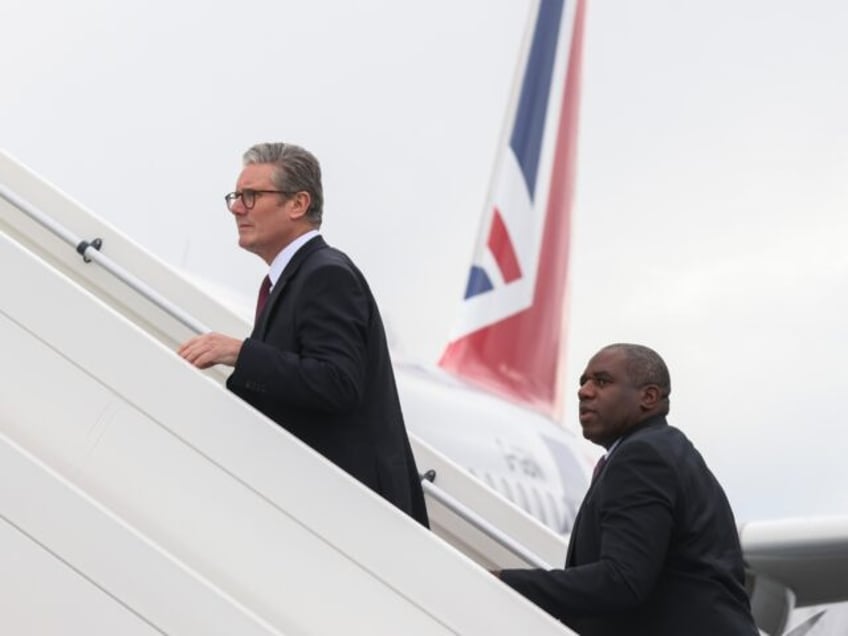 12/09/2024. Stansted , United Kingdom. Prime Minister Keir Starmer and Foreign Secretary D