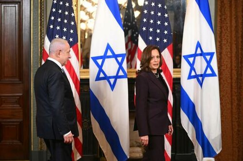 netanyahu angry after meeting with vice president harris