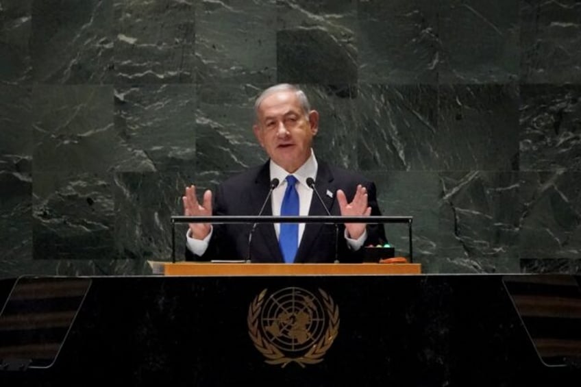 netanyahu at un issues nuclear threat to iran later retracted