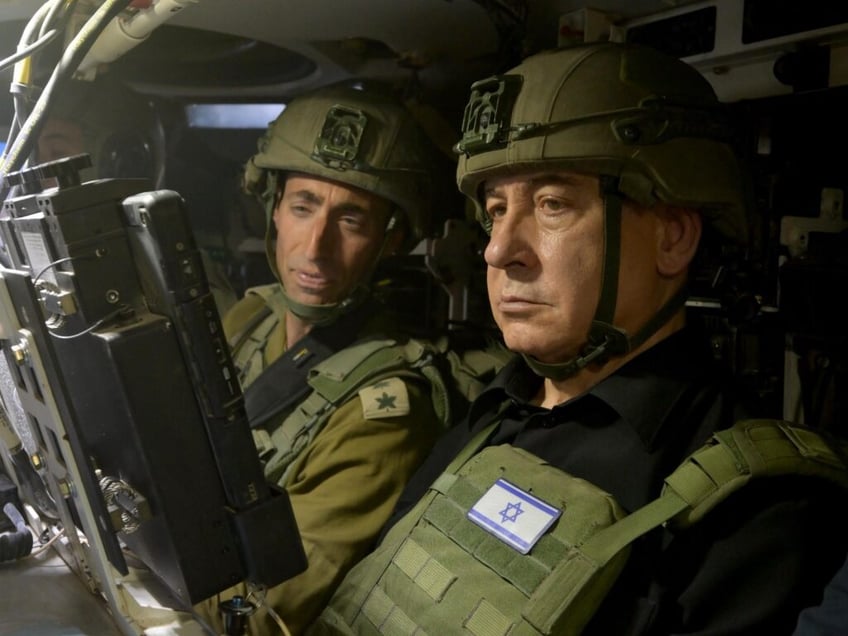 netanyahu in gaza visits troops on front lines in rafah