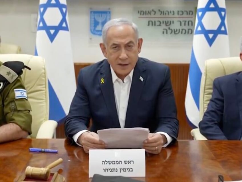 Netanyahu Kirya (Screenshot from X)