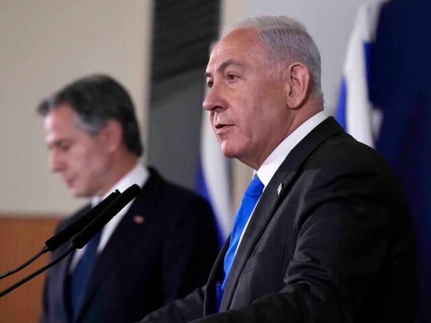 netanyahu meeting with blinken calls for sanctions on countries that harbor hamas