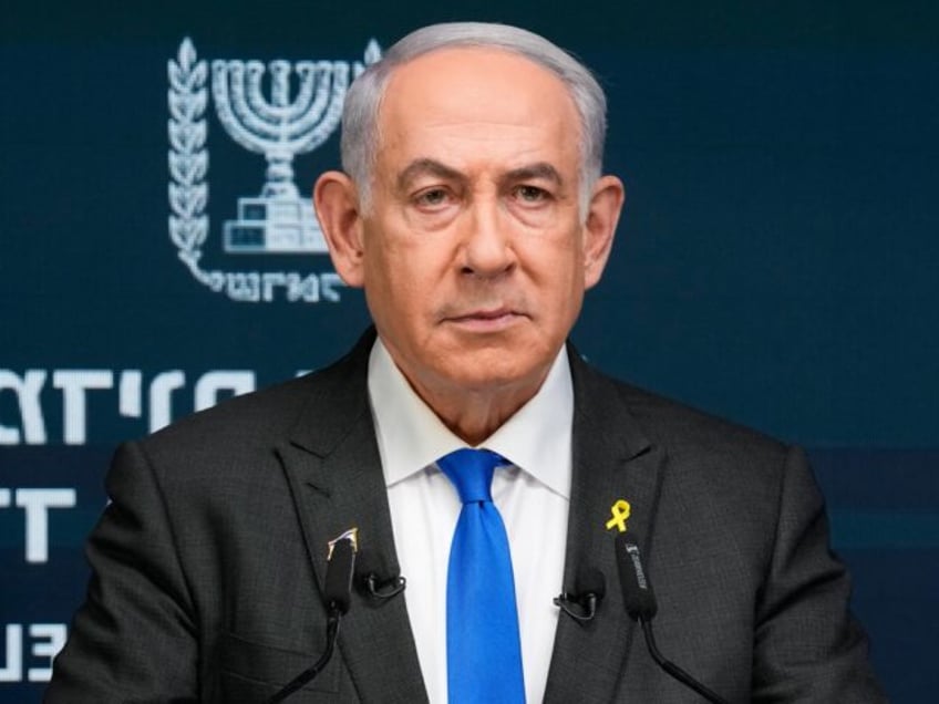 Israeli Prime Minister Benjamin Netanyahu speaks during a news conference in Jerusalem on