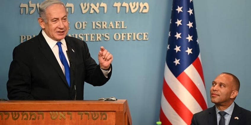 netanyahu praises hakeem jeffries for fighting antisemitism despite past defense of uncle