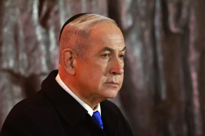 Netanyahu was speaking at a Holocaust Remembrance Day ceremony at the Yad Vashem memorial