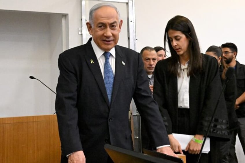 Israeli Prime Minister Benjamin Netanyahu attends the fifth day of testimony in his trial