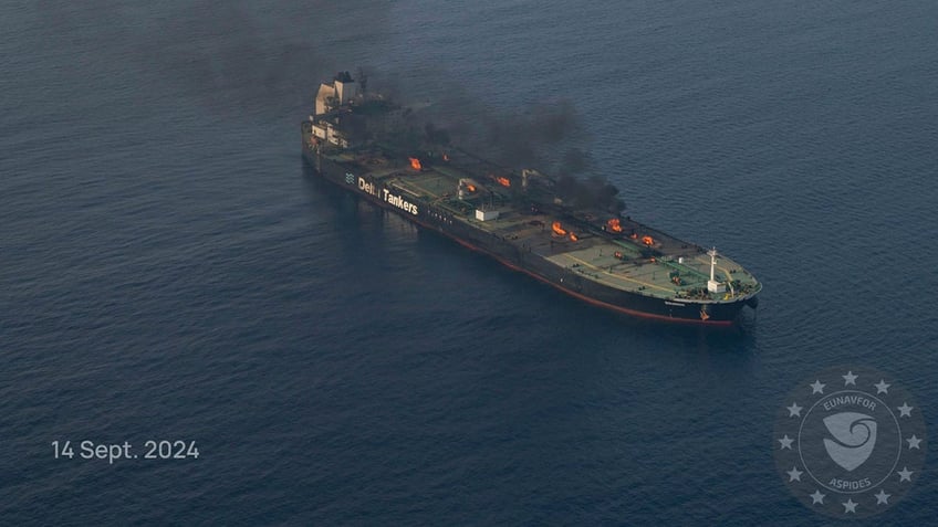 Oil tanker in the Red Sea