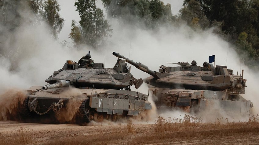 Israel military tanks