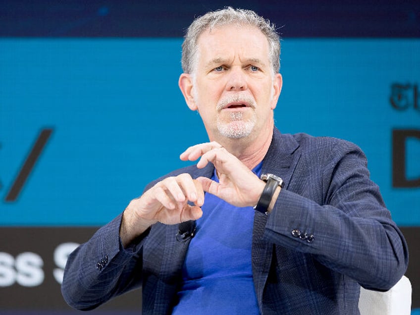 NEW YORK, NEW YORK - NOVEMBER 06: Reed Hastings, founder, Netflix speaks onstage at 2019 N