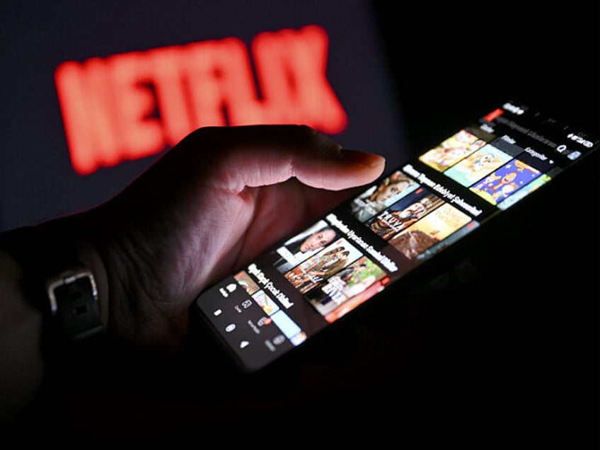 JULY 19: In this photo illustration, the main page of 'Netflix' is displayed on a smart ph