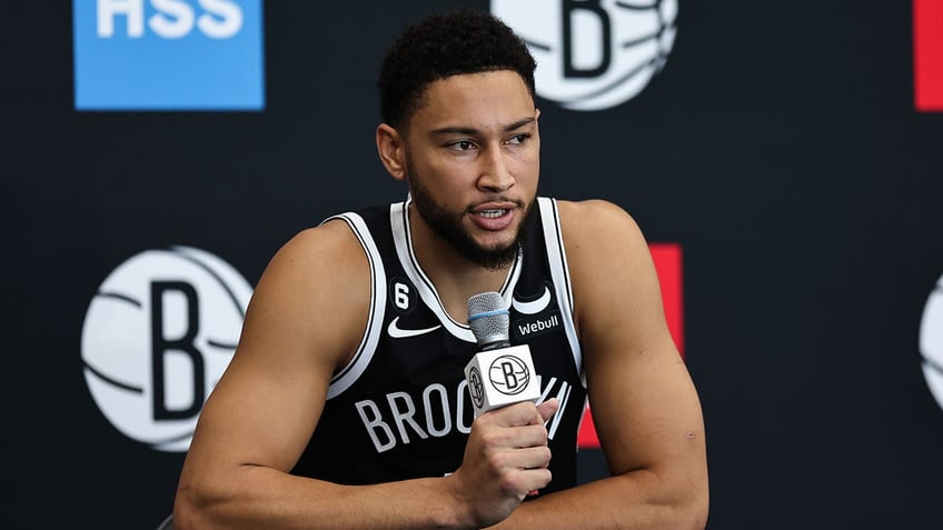 Ben Simmons speaks at Nets Media Days