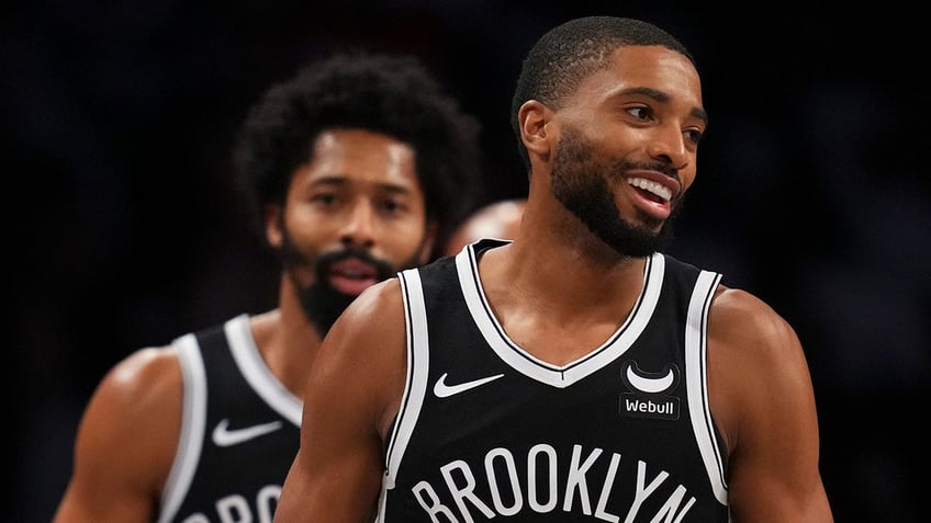 Mikal Bridges smiling