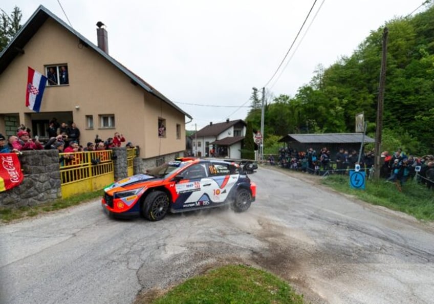 Street smart: Thierry Neuville stays in control of the Rally of Croatia