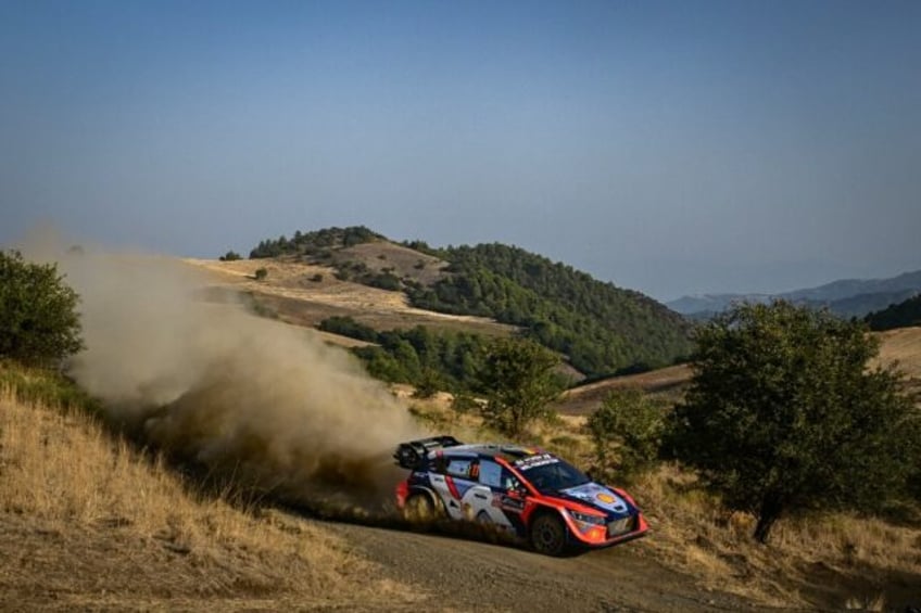 Thierry Neuville leads the Acropolis Rally for 53 seconds heading into Sunday's final day