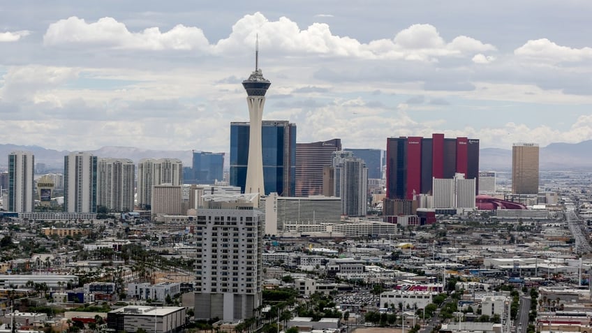 The Las Vegas strip