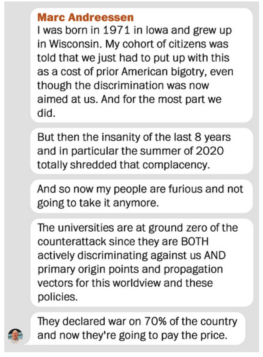 Marc Andreessen - group chat