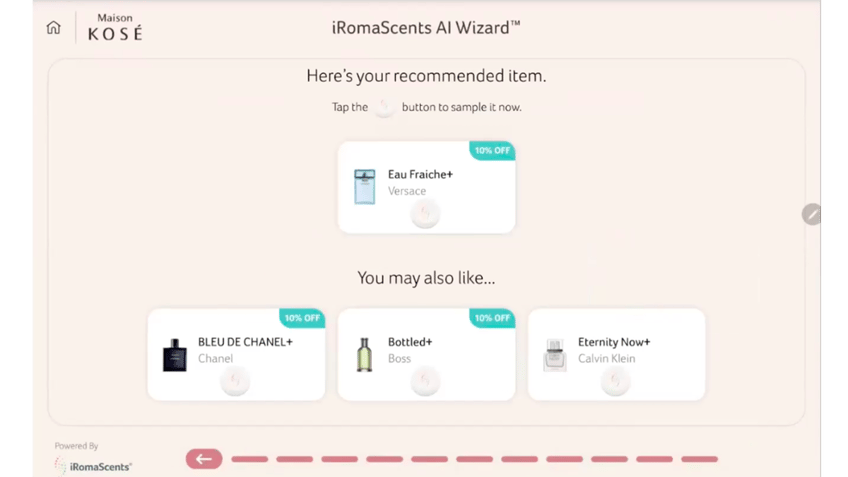 iromascents fragrance matches in the app