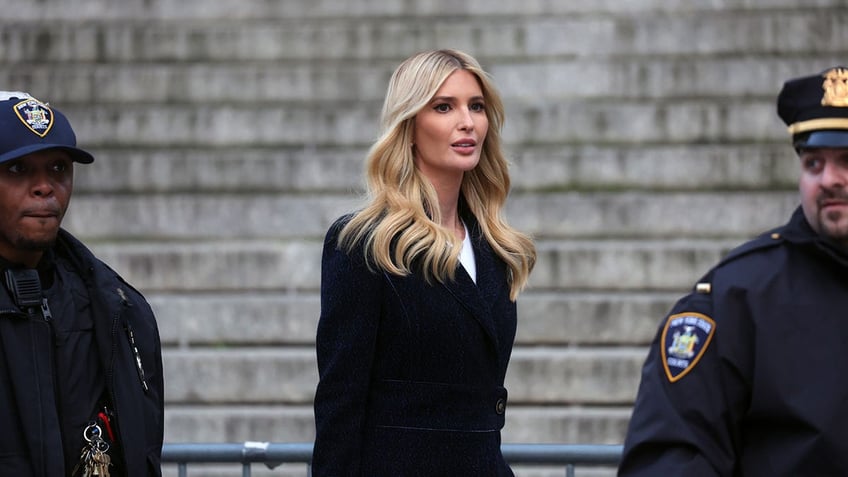 Ivanka Trump leaves courthouse