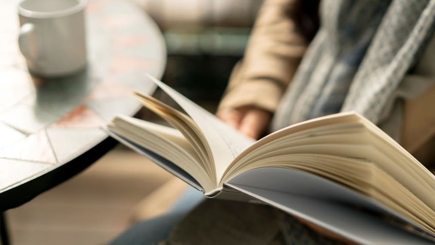 A close-up of a book