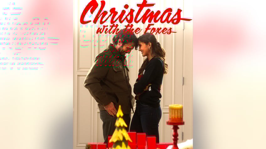 christmas with foxes