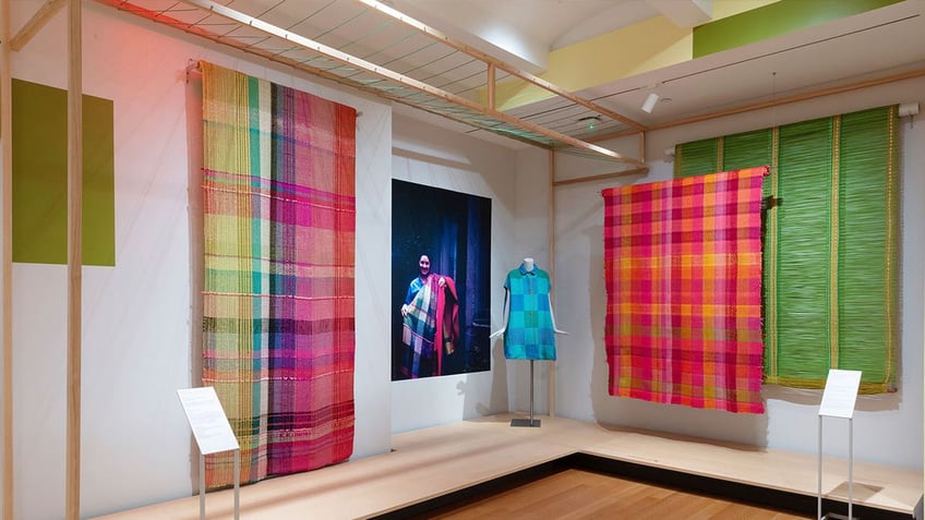 new exhibit in new york pays tribute to dorothy liebes who popularized blingy colorful textiles