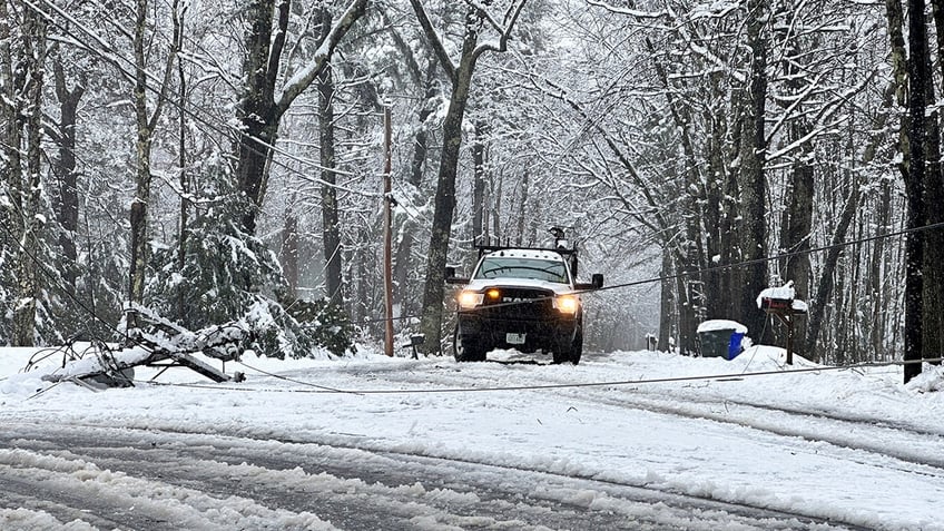 Wires from utility pole