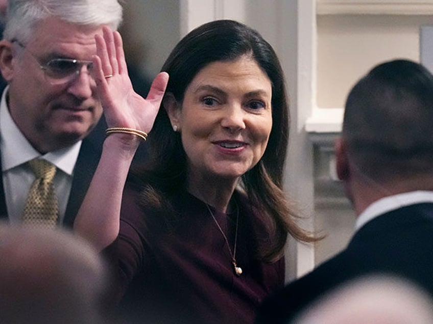 Republican Kelly Ayotte, a former U.S. senator who succeeds fellow Republican Chris Sununu