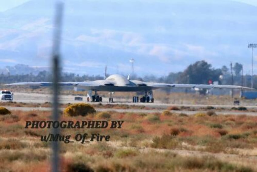 new image reveals b 21 raider taxiing ahead of maiden flight 