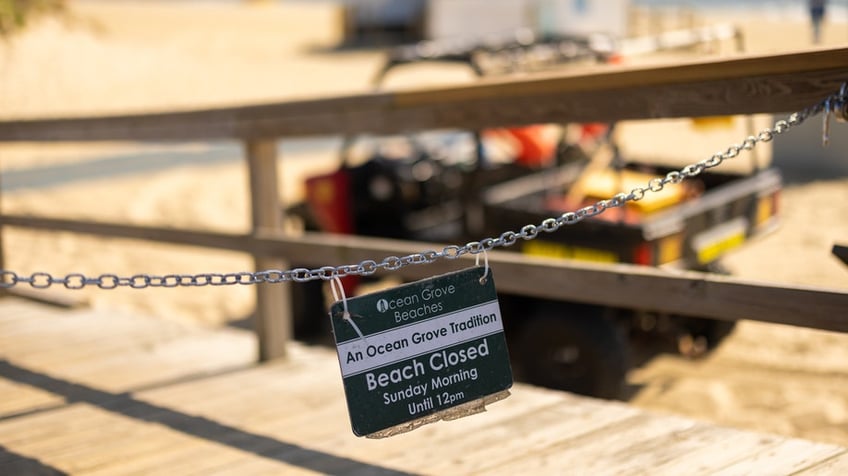 new jersey christian beach town faces pressure to stop its faith based closures on sunday mornings