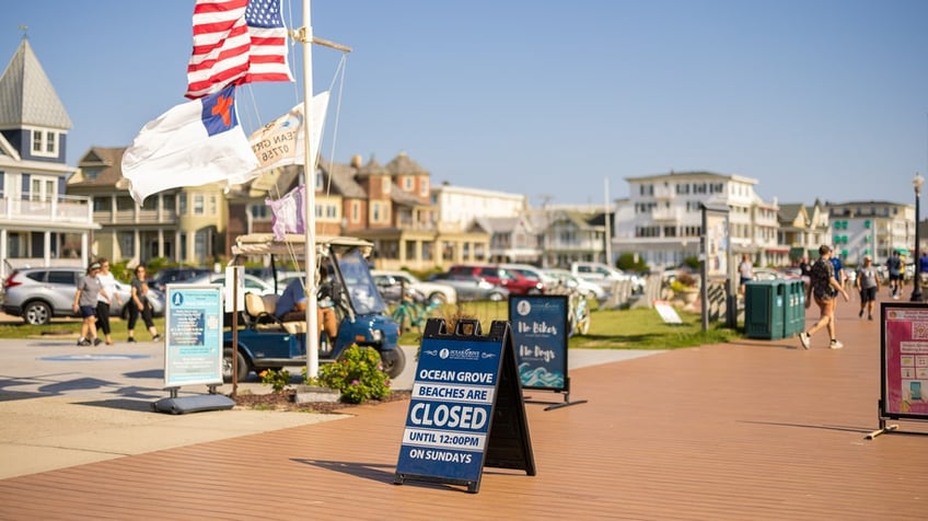 new jersey christian beach town faces pressure to stop its faith based closures on sunday mornings