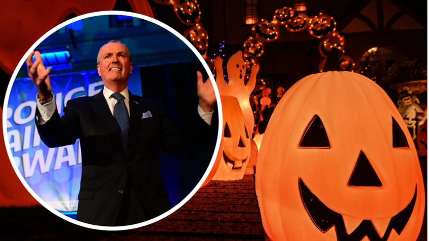 new jersey gov phil murphy mocks school district that banned halloween celebrations give me a break