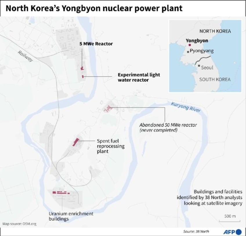 North Korea Yongbyon nuclear power plant