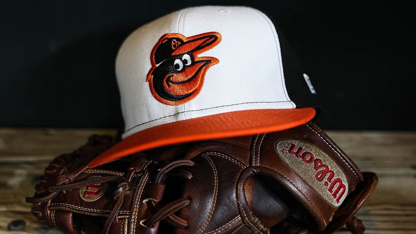 Orioles hat at Camden Yards