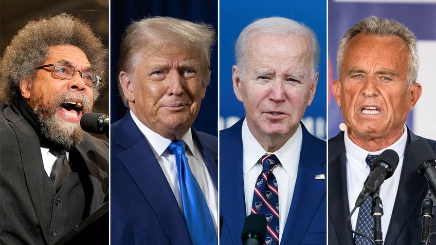 new poll tight race between trump biden with rfk cornel west independent bids threatening both candidacies