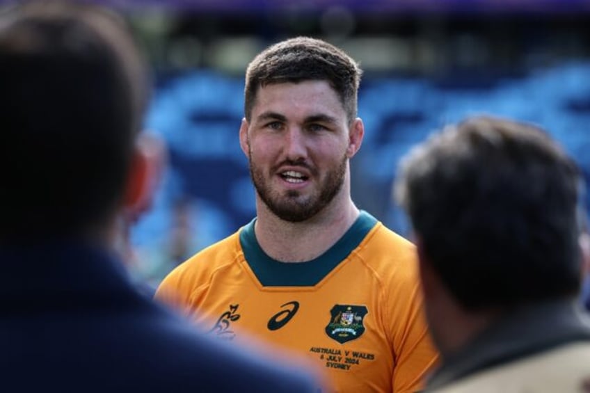 Australian captain Liam Wright speaks to the media ahead of his first match in charge agai