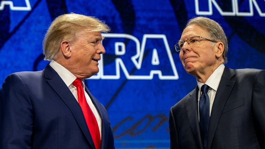 Trump and LaPierre in Houston