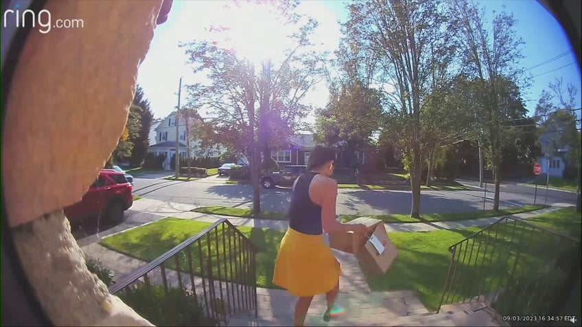 new york doordash driver charged after allegedly using food delivery to steal packages off porches