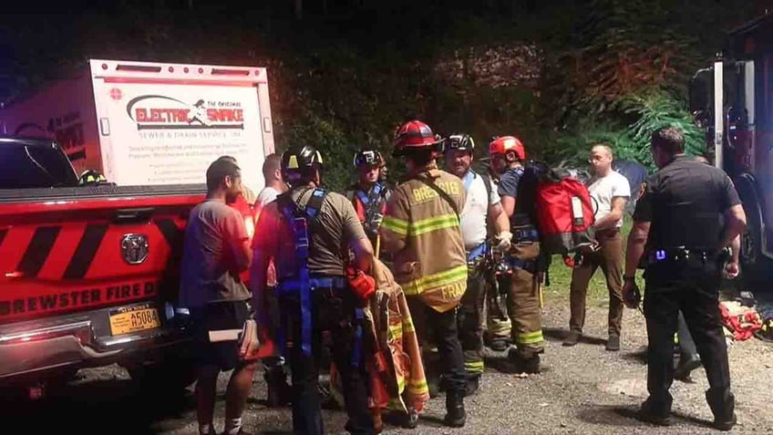 new york firefighters save man trapped in sealed off mine after he went exploring with friends