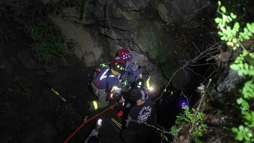 new york firefighters save man trapped in sealed off mine after he went exploring with friends